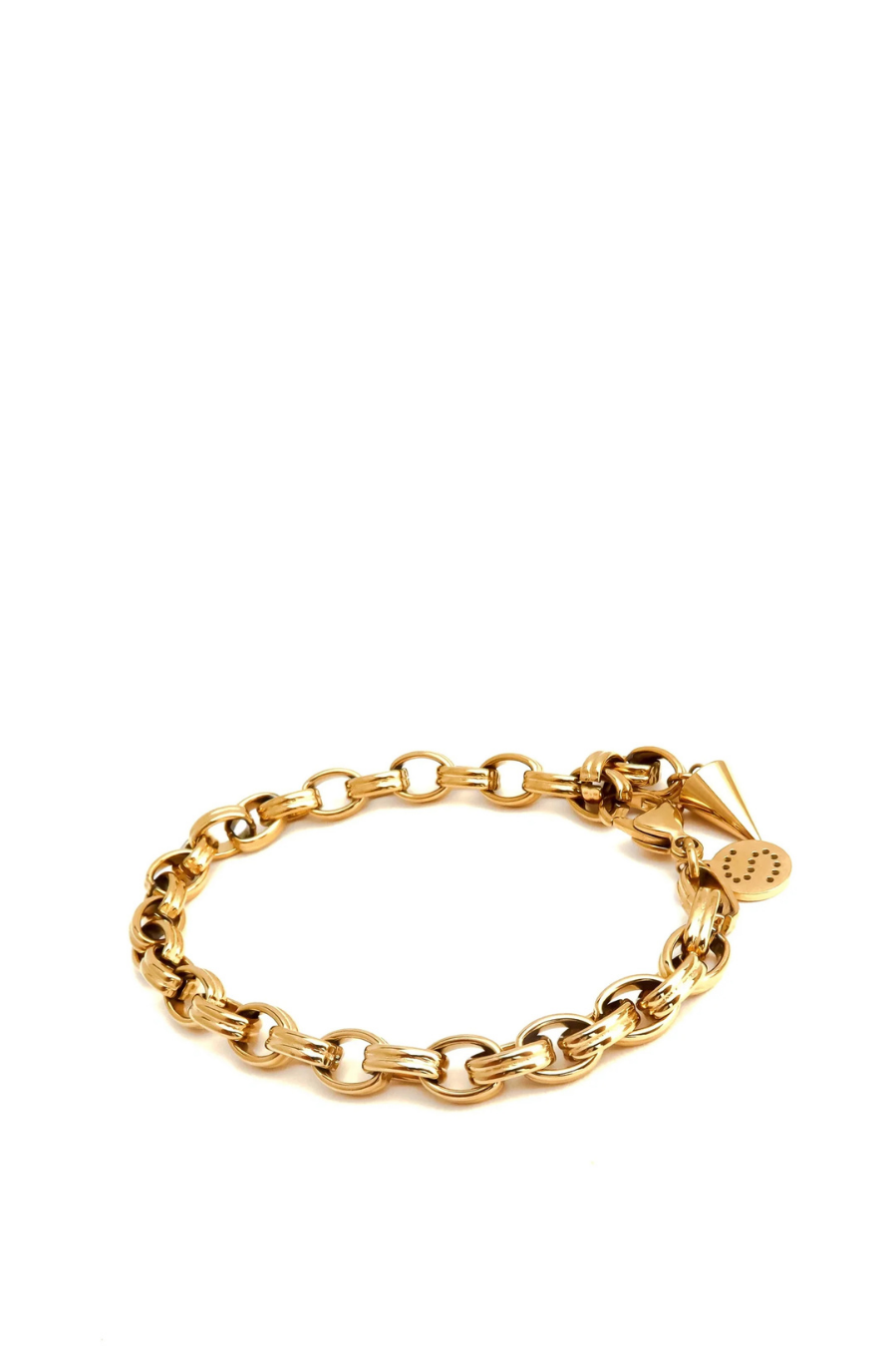 Silk & Steel Heritage Bracelet - Gold