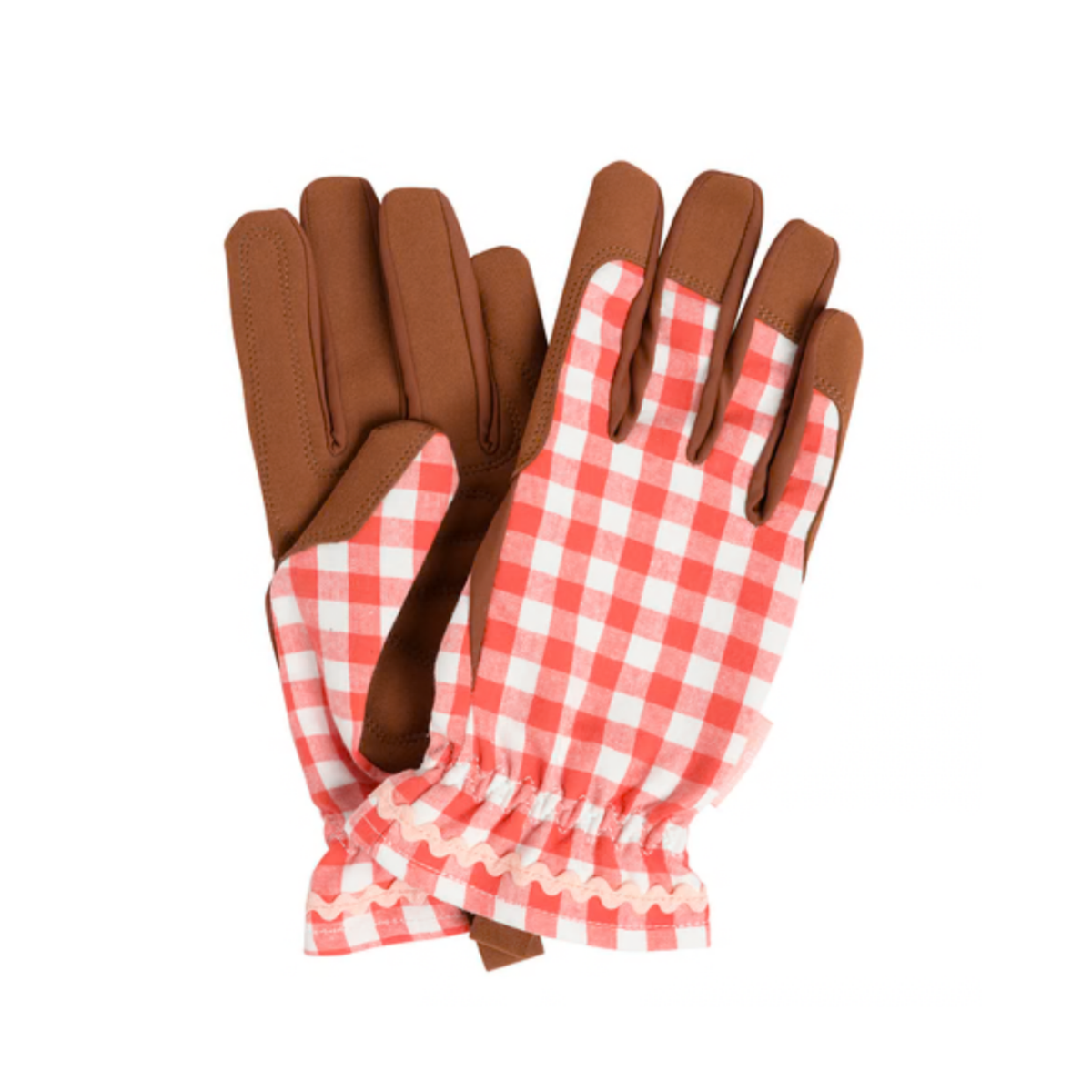 Burgon & Ball Gardening Gloves - Red Check