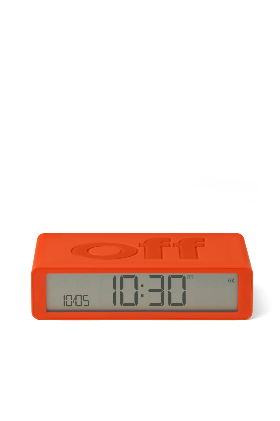 Lexon Flip Classic Alarm Clock - Orange