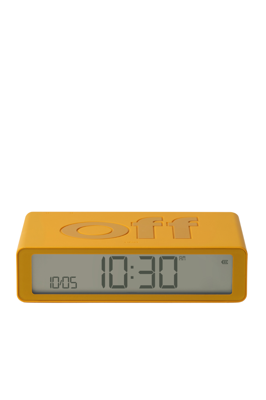Lexon Flip Classic Alarm Clock - Yellow