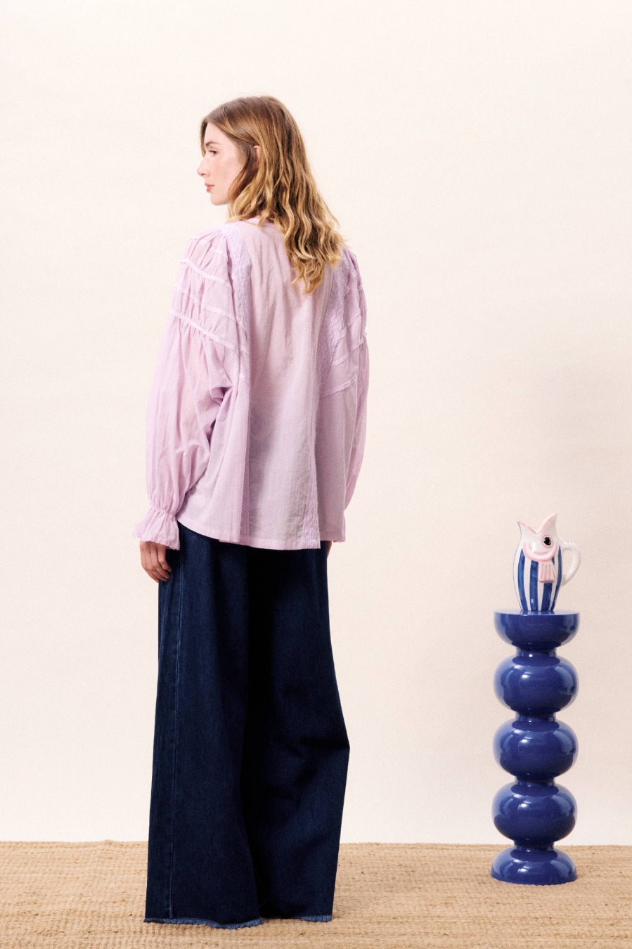 FRNCH Brielle Blouse - Lilac