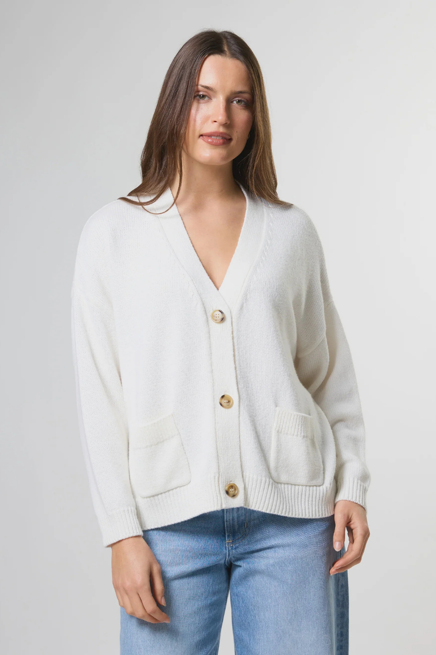 Stella and Gemma Bentley Cardigan - Pearl