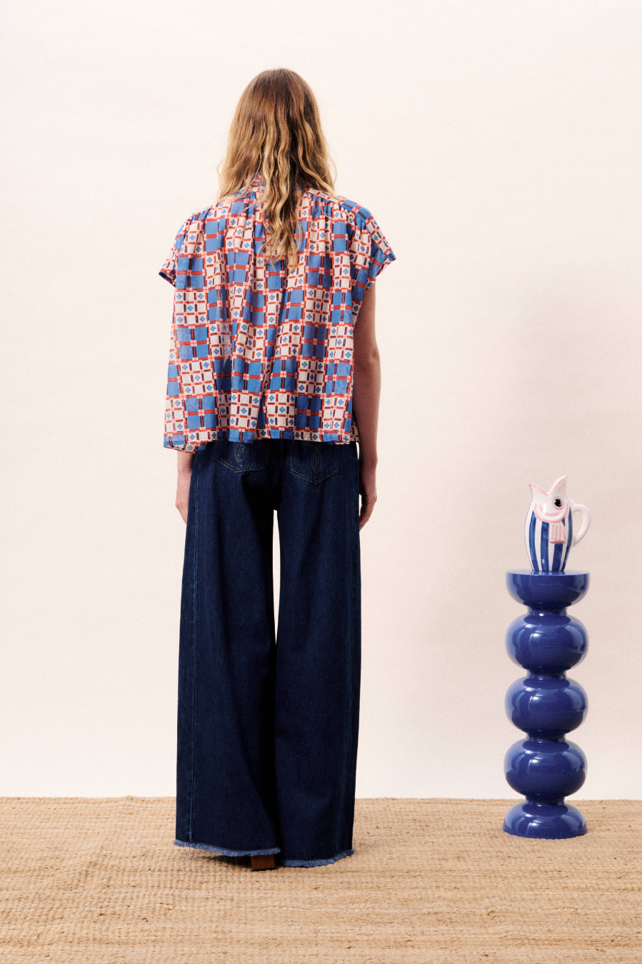 FRNCH Chrysocolle Shirt - Azulejos