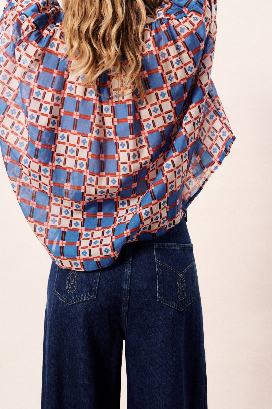 FRNCH Chrysocolle Shirt - Azulejos