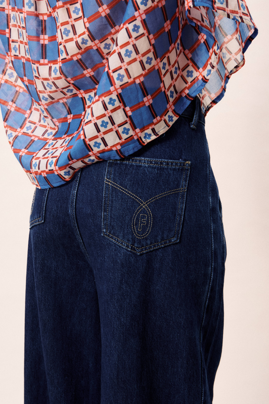 FRNCH Chrysocolle Shirt - Azulejos