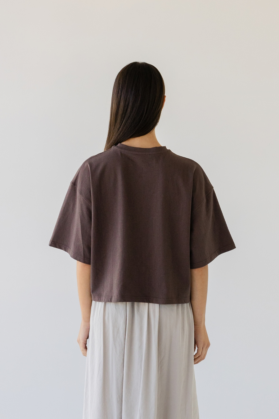 Sophie Boxy Tee - Earth