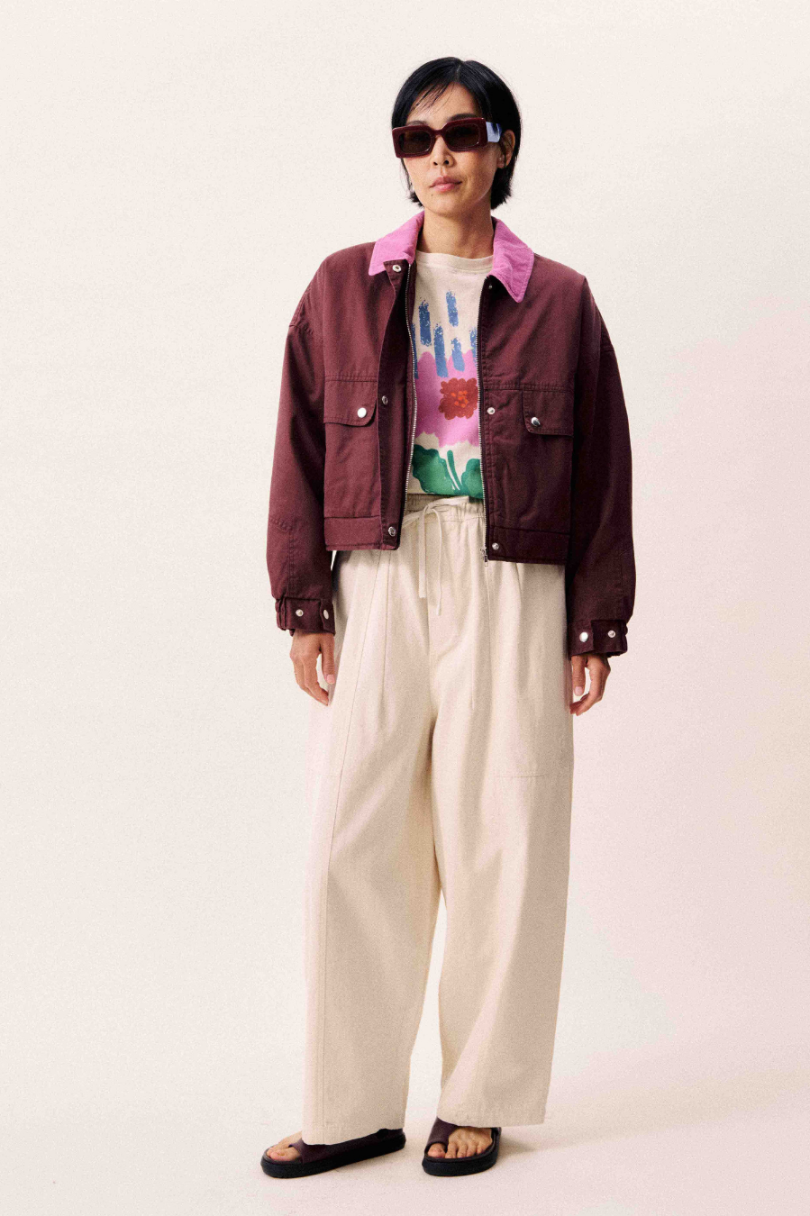 FRNCH Miralene Pants - Creme