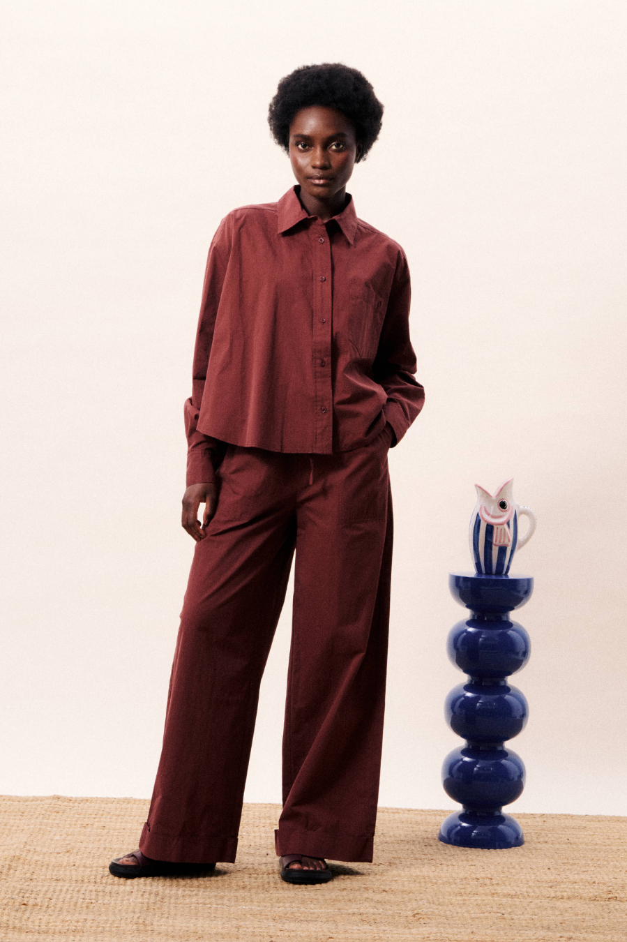 FRNCH Uluna Pants - Bordeaux