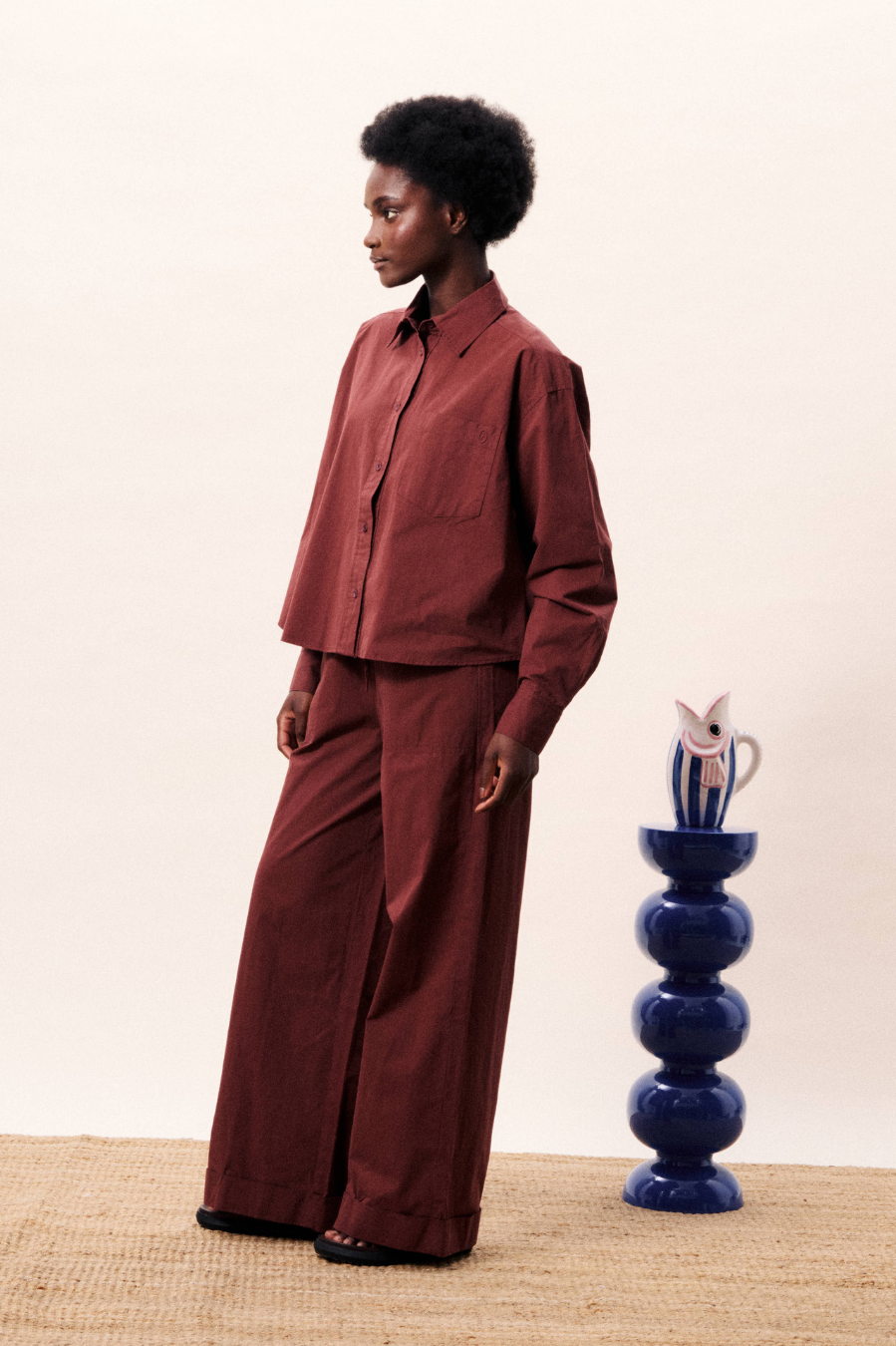 FRNCH Uluna Pants - Bordeaux