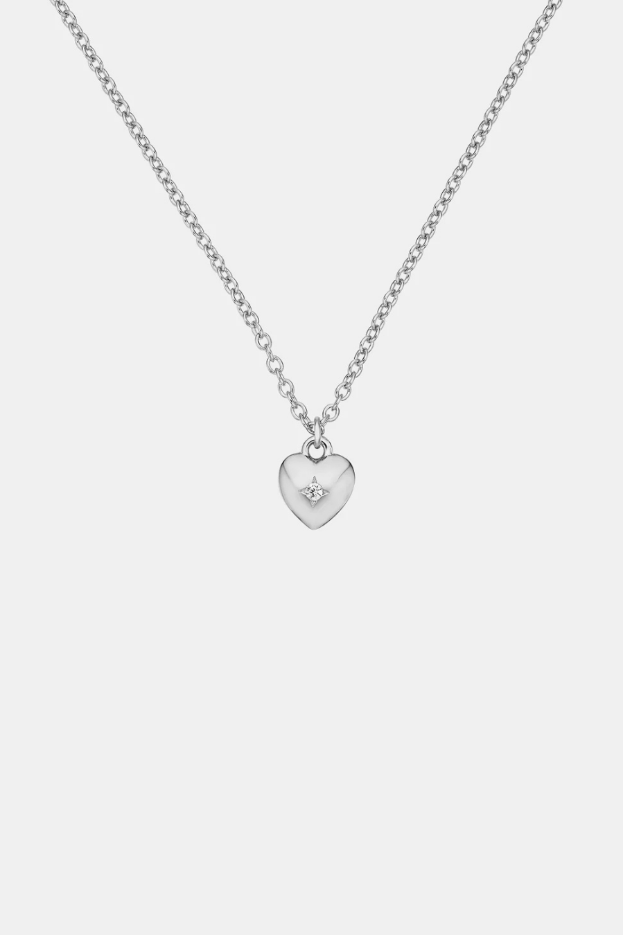 Sophie Sweetheart Necklace - Silver