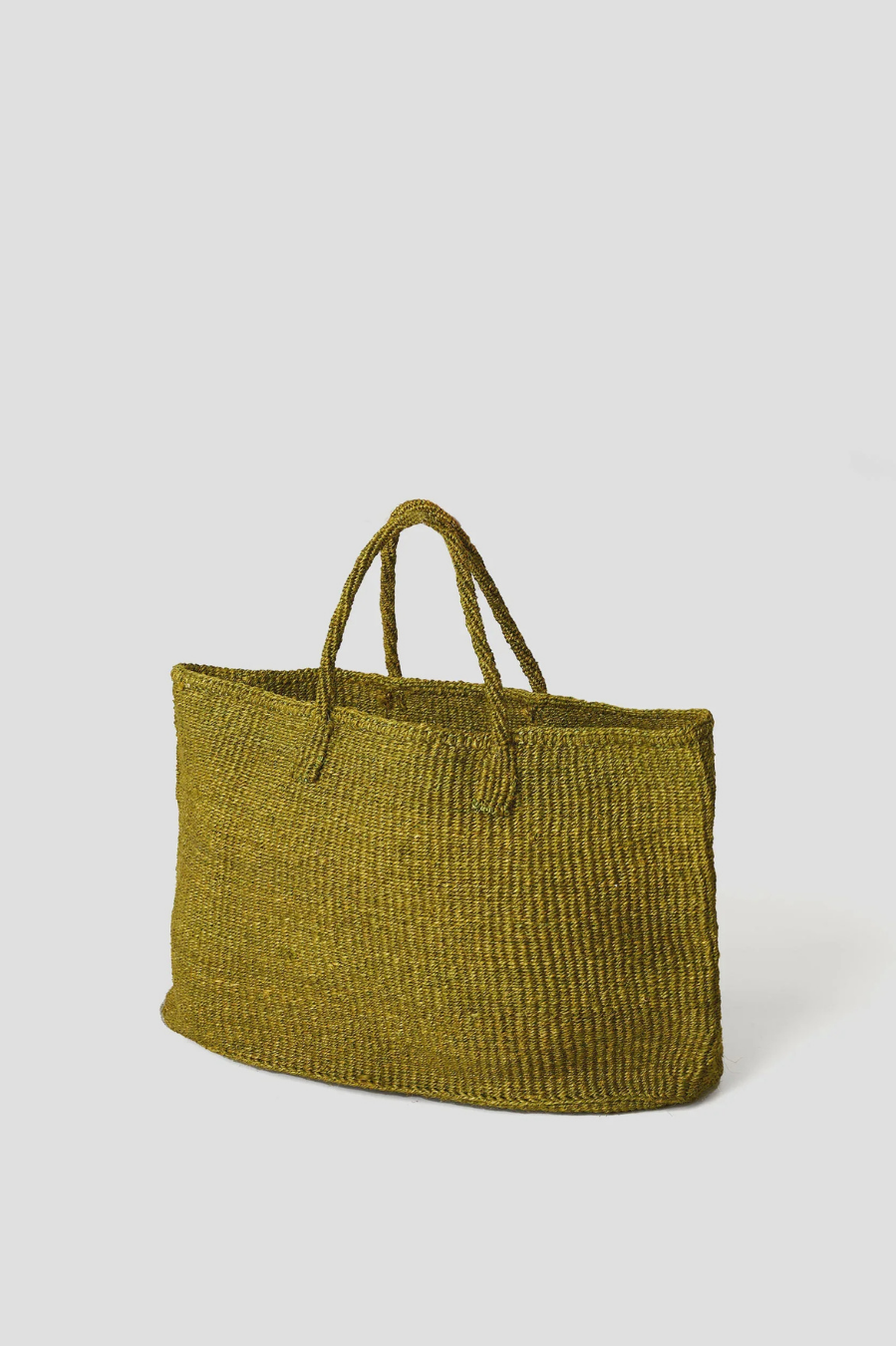 Citta Sisal Oval Basket - Olive