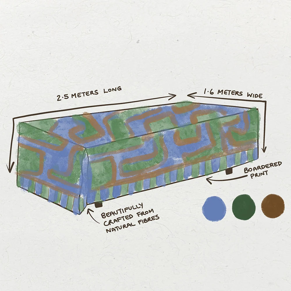Loco Living Tablecloth - Wedgewood Mediterranean
