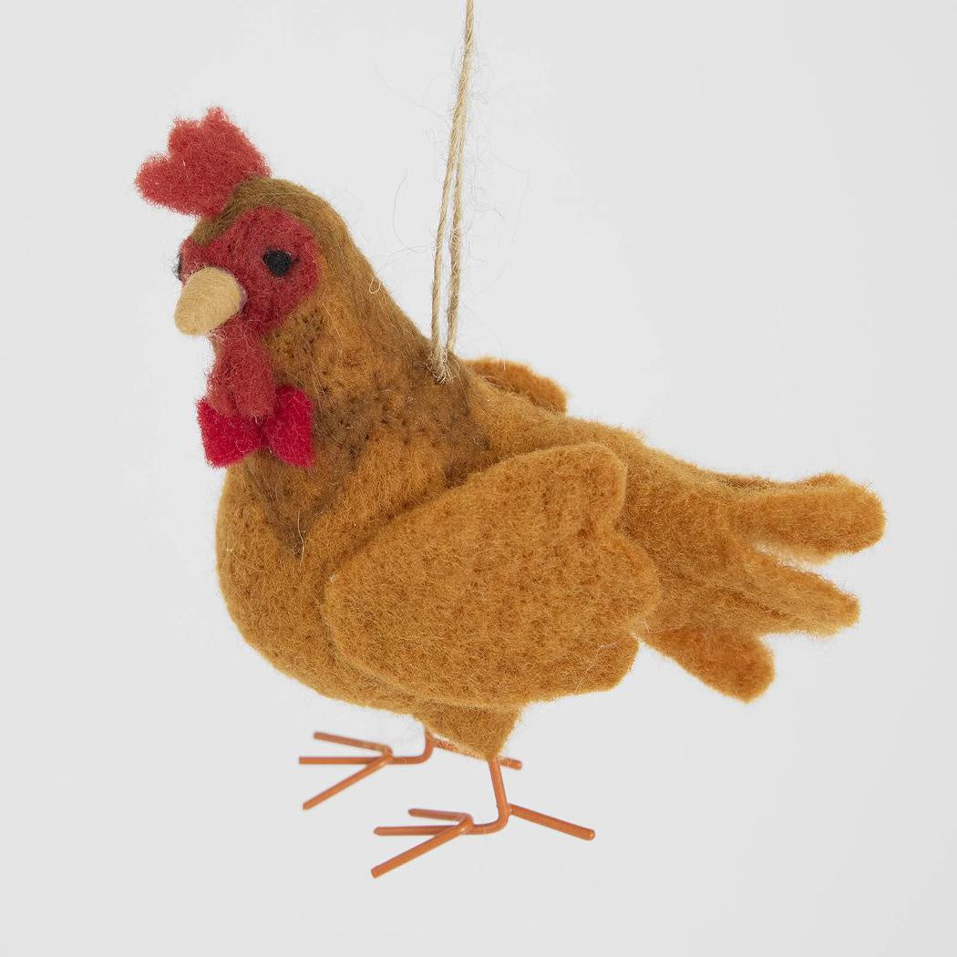 Felt Christmas Decoration - Roger the Rooster
