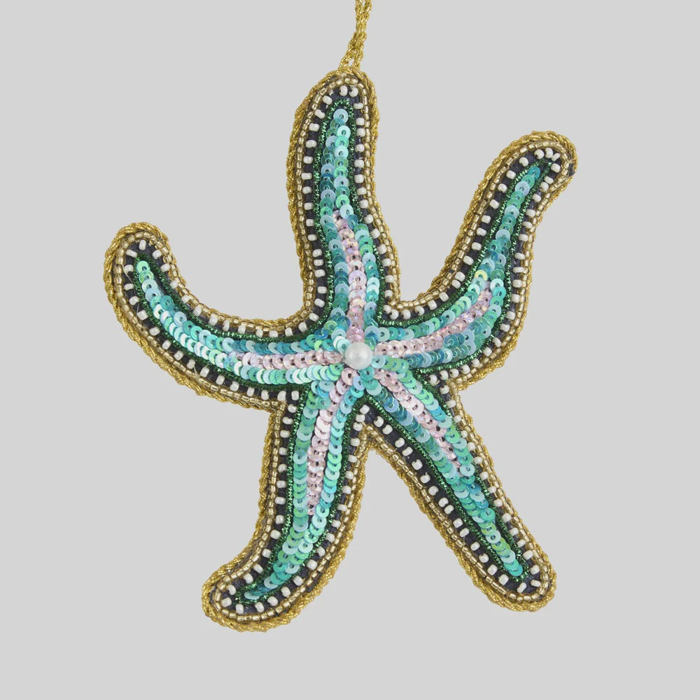 Christmas Decoration - Glimmer Sequin Starfish