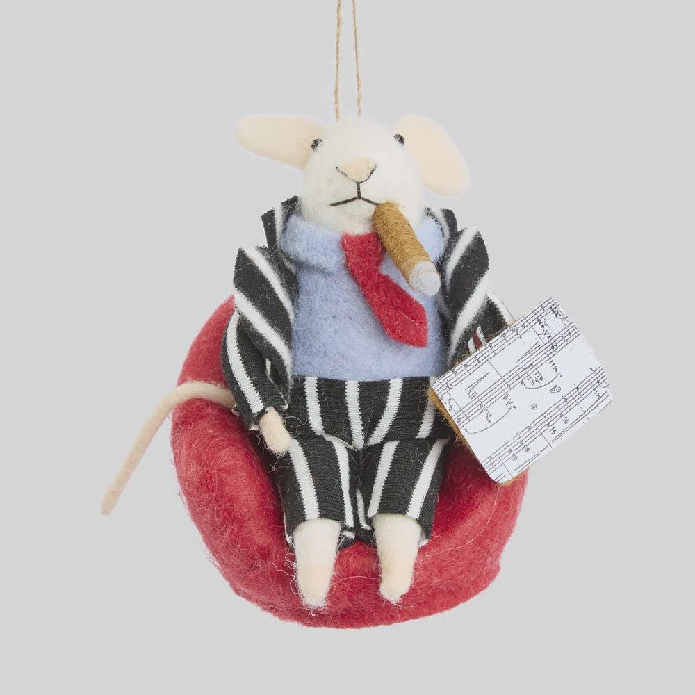 Felt Christmas Decoration - The Godmouse