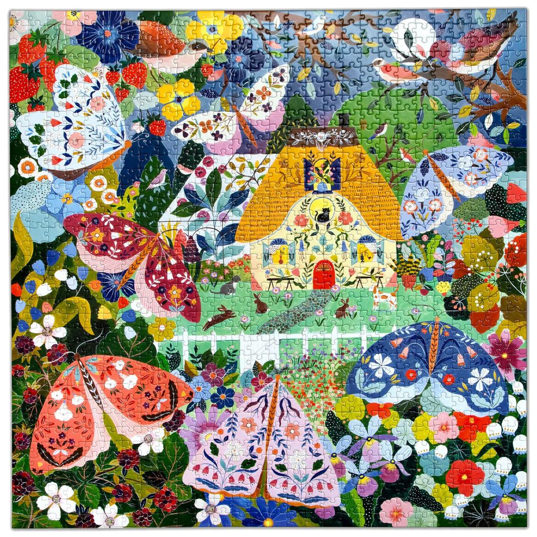 Eeboo Cottage at Dusk Puzzle 1000 pc