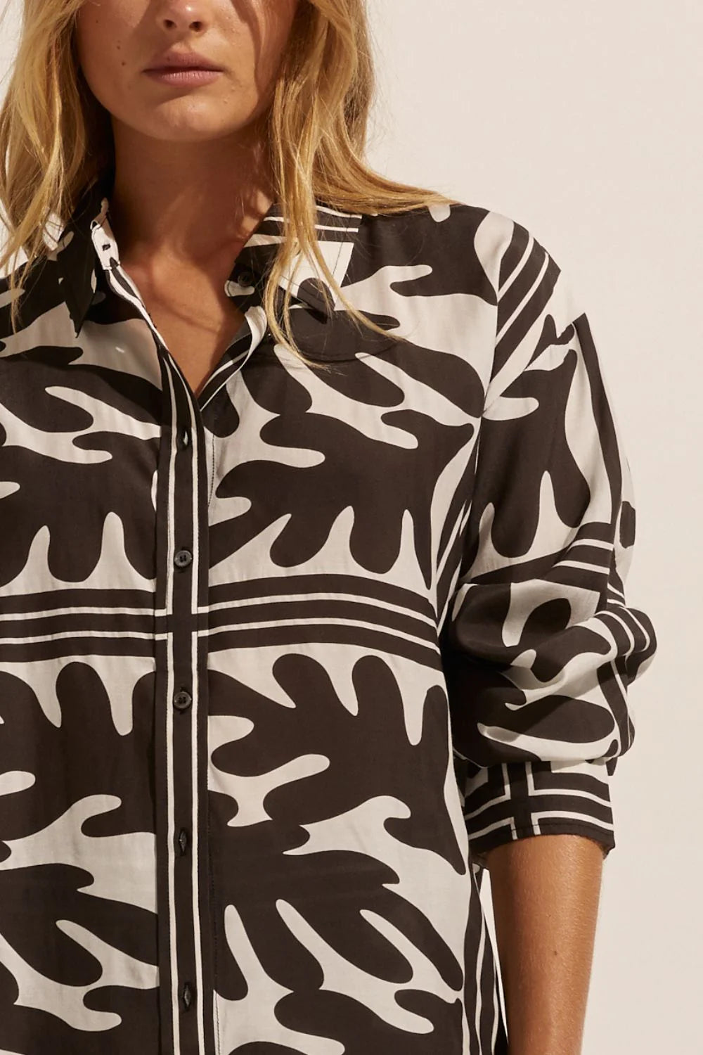 Zoe Kratzmann Reflex Top - Frond Choc