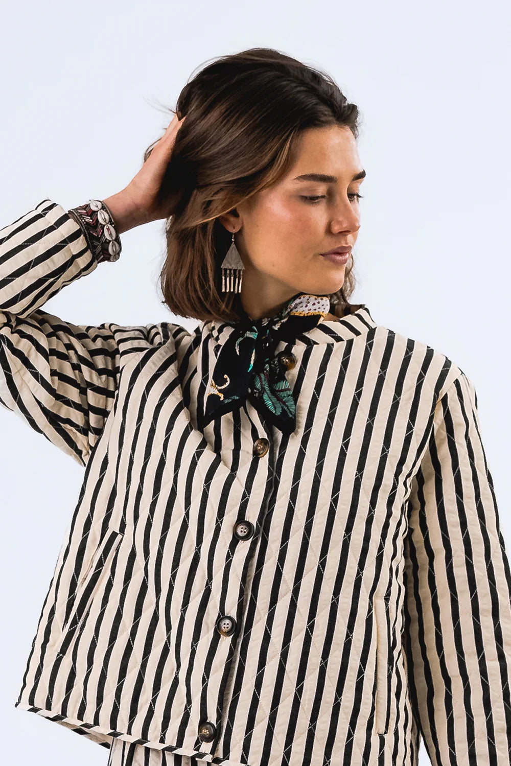 Lollys Laundry Zahara Scarf - Washed Black