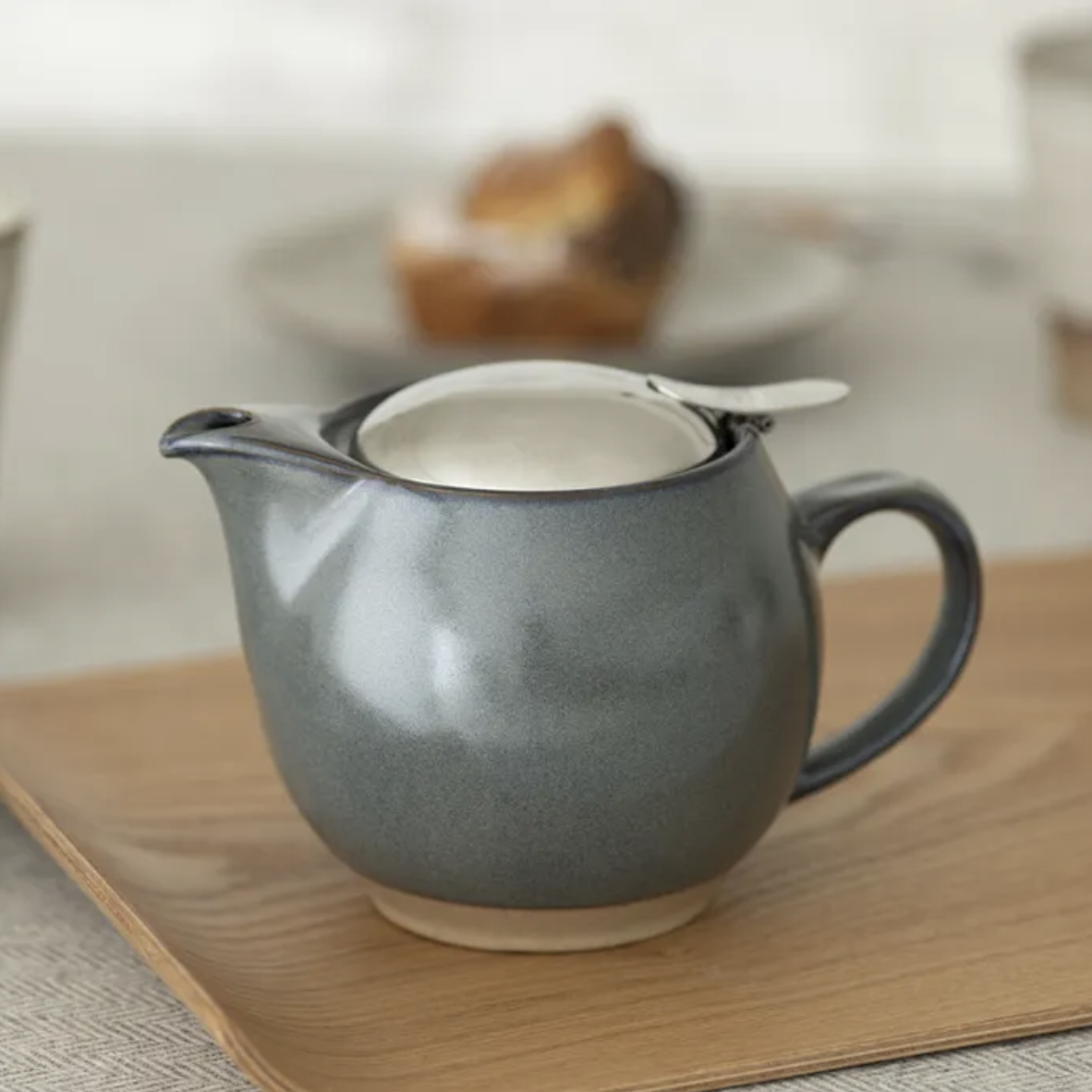 Zero Japan Teapot 450ml - Earth Stone Grey