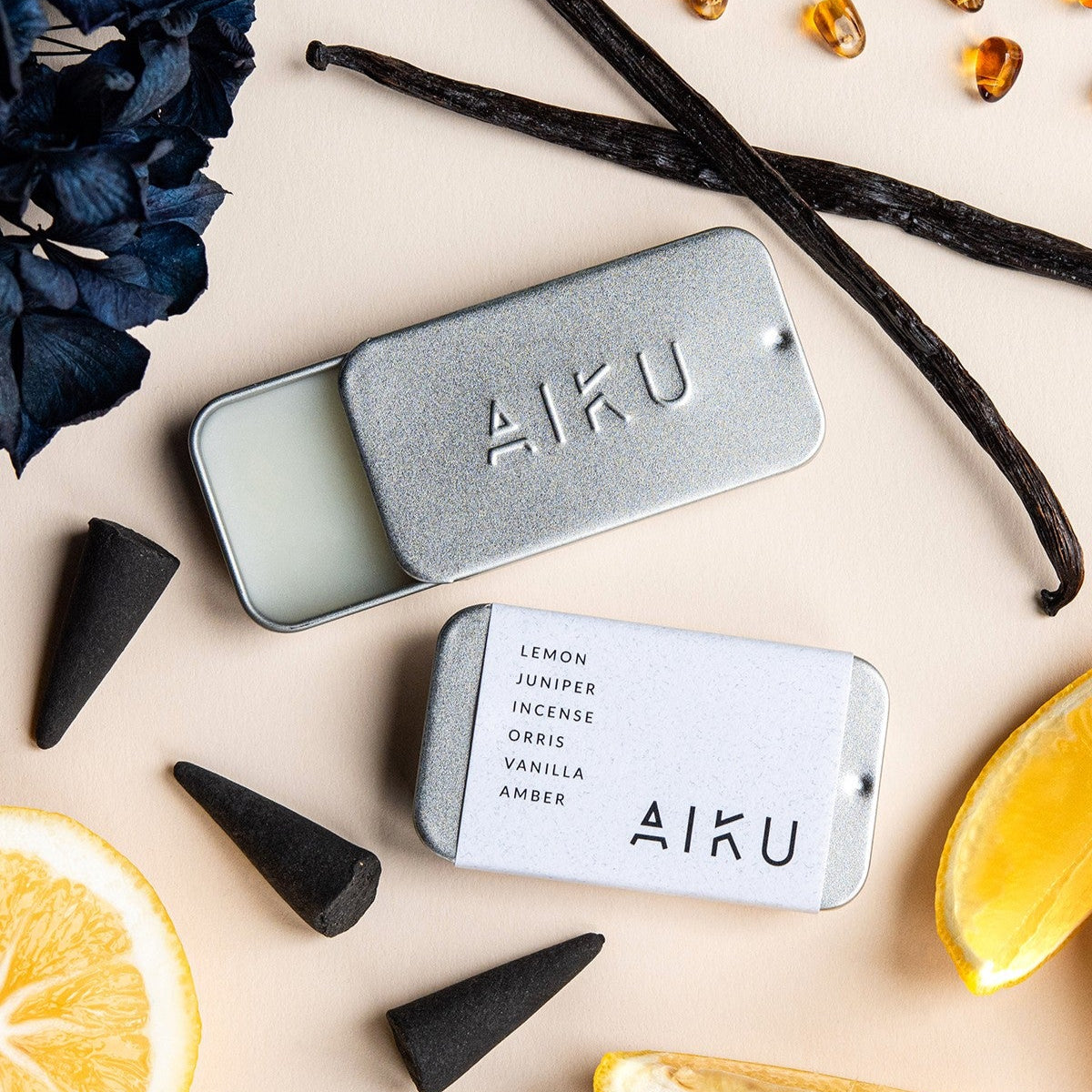aiku_silver_ampersand_lemon_pocket scent creme perfume