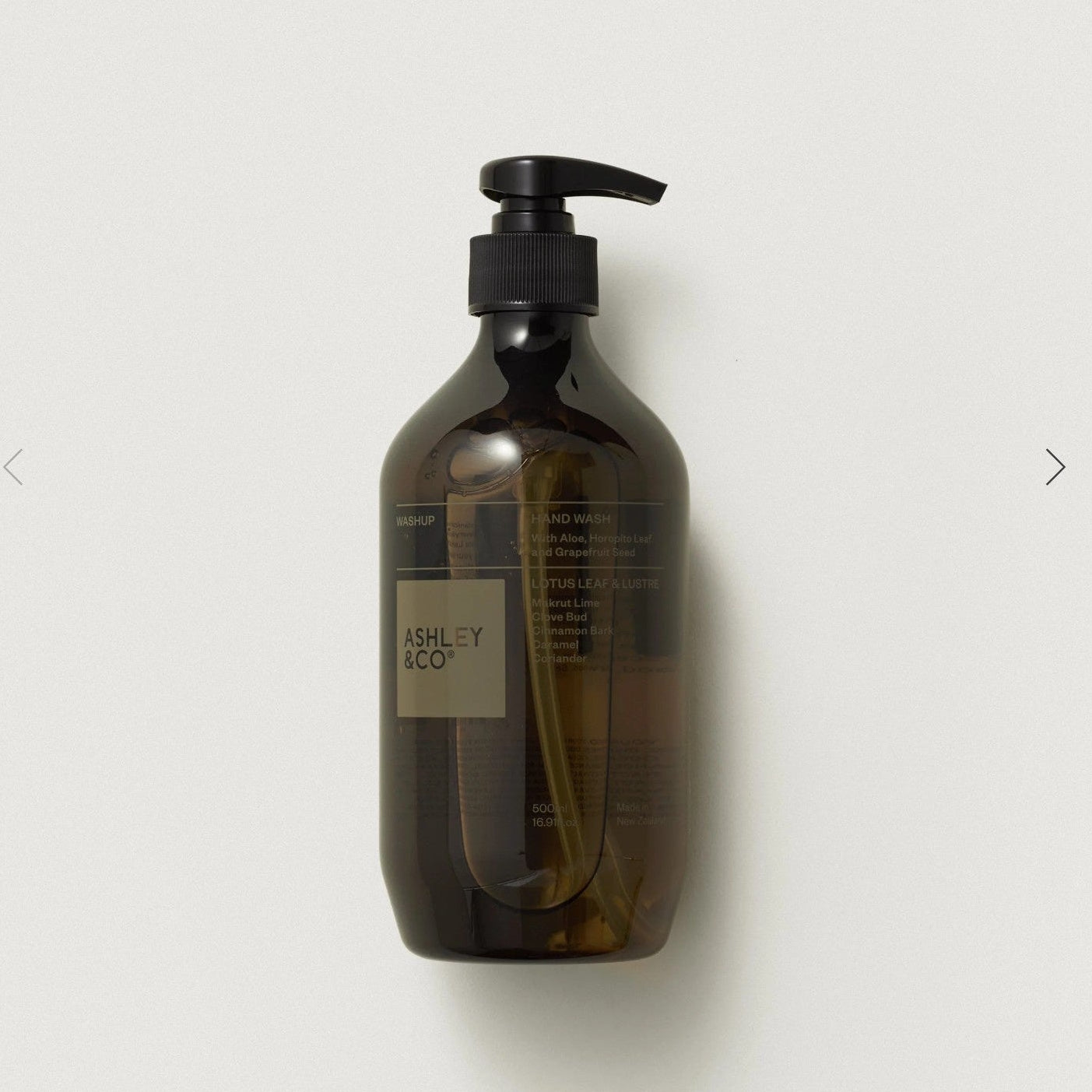Ashley & Co Washup Hand Wash 500ml - Lotus Leaf & Lustre