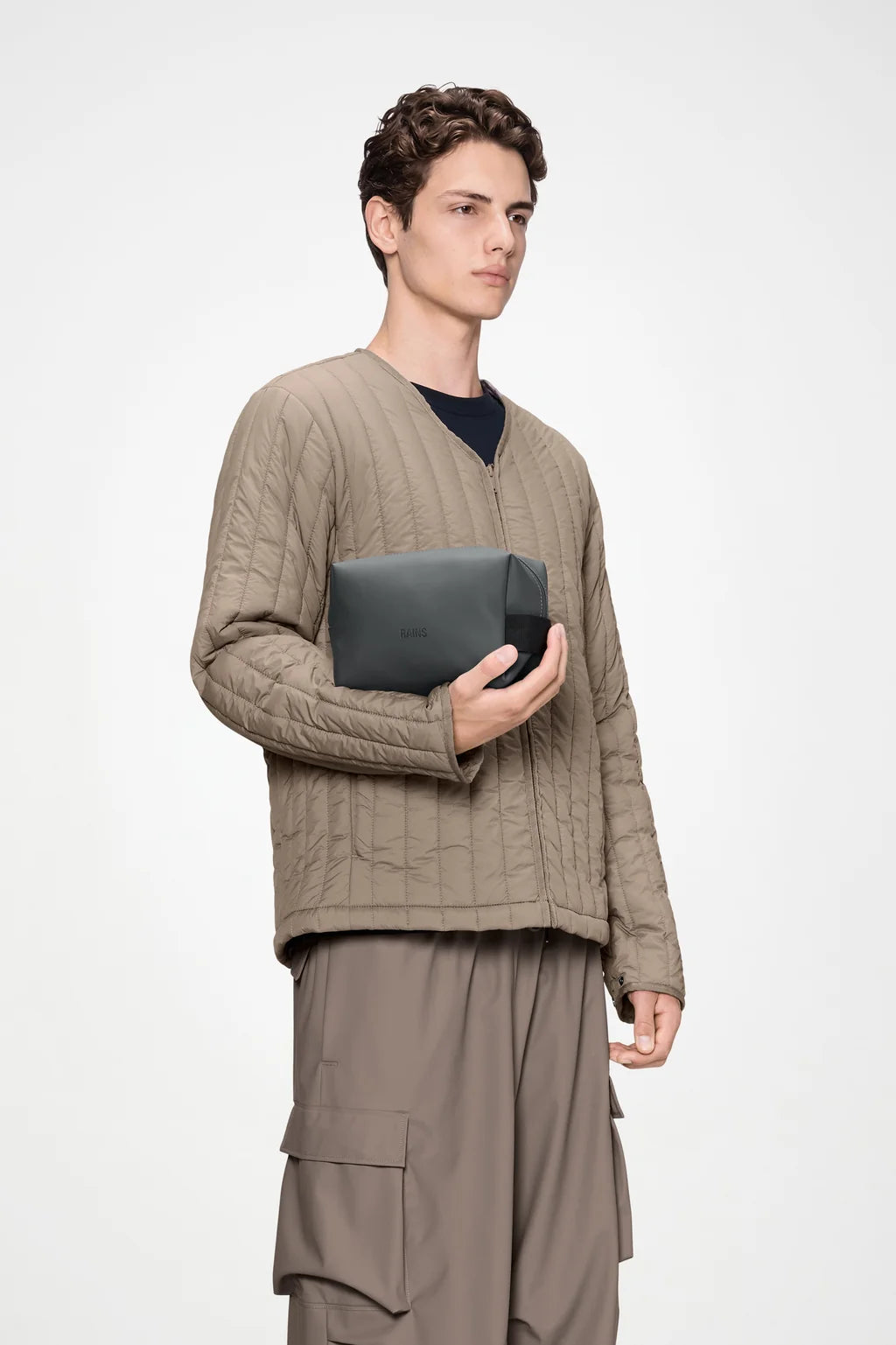 Rains Wash Bag Small - Dark Grey
