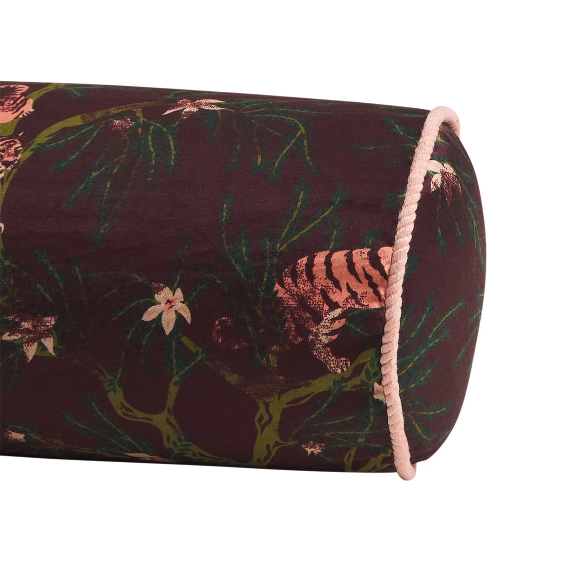 Sage and Clare Andrea Bolster Cushion - Rosewood