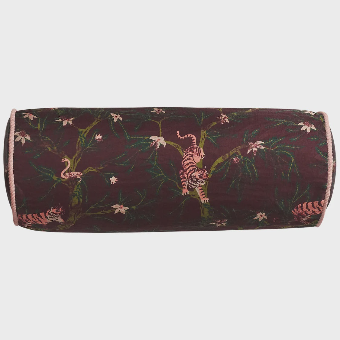 Sage and Clare Andrea Bolster Cushion - Rosewood