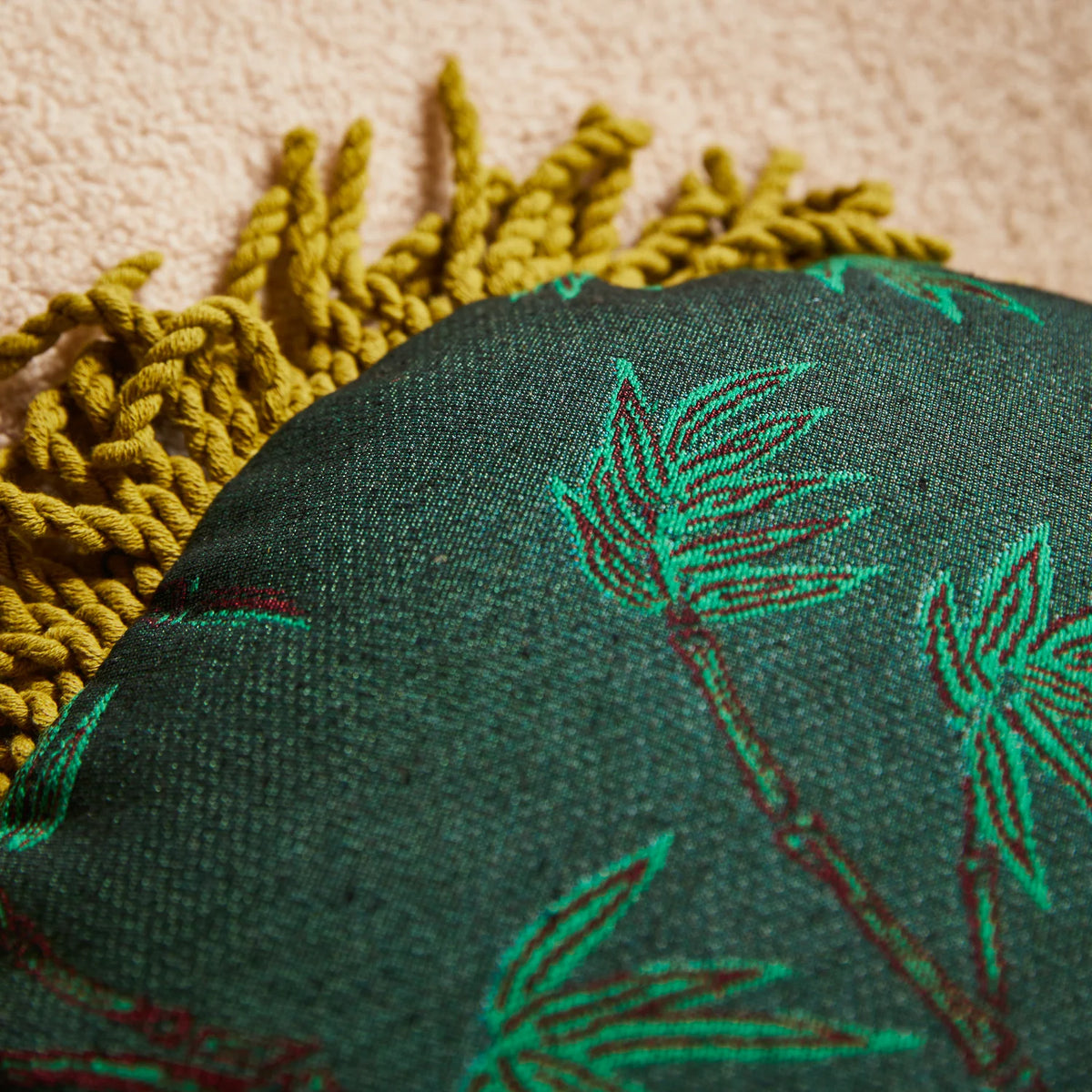 Sage x Clare Aneta Jacquard Cushion