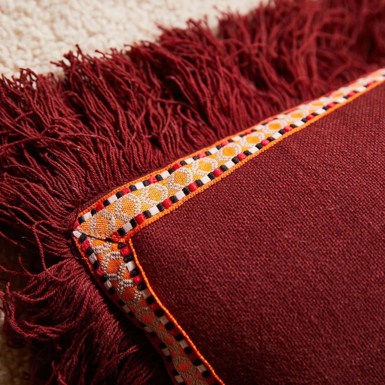 Sage x Clare Vivi Cushion - Rosewood