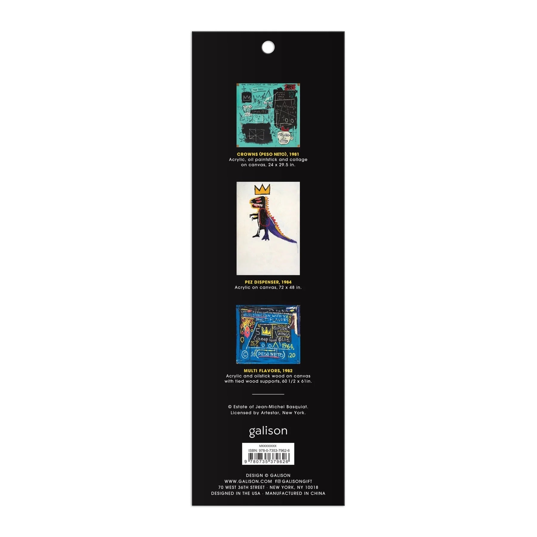 Magnetic Bookmarks - Basquiat