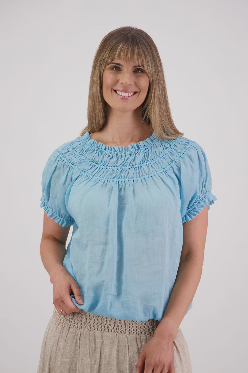 Briarwood Sal Top - Aqua