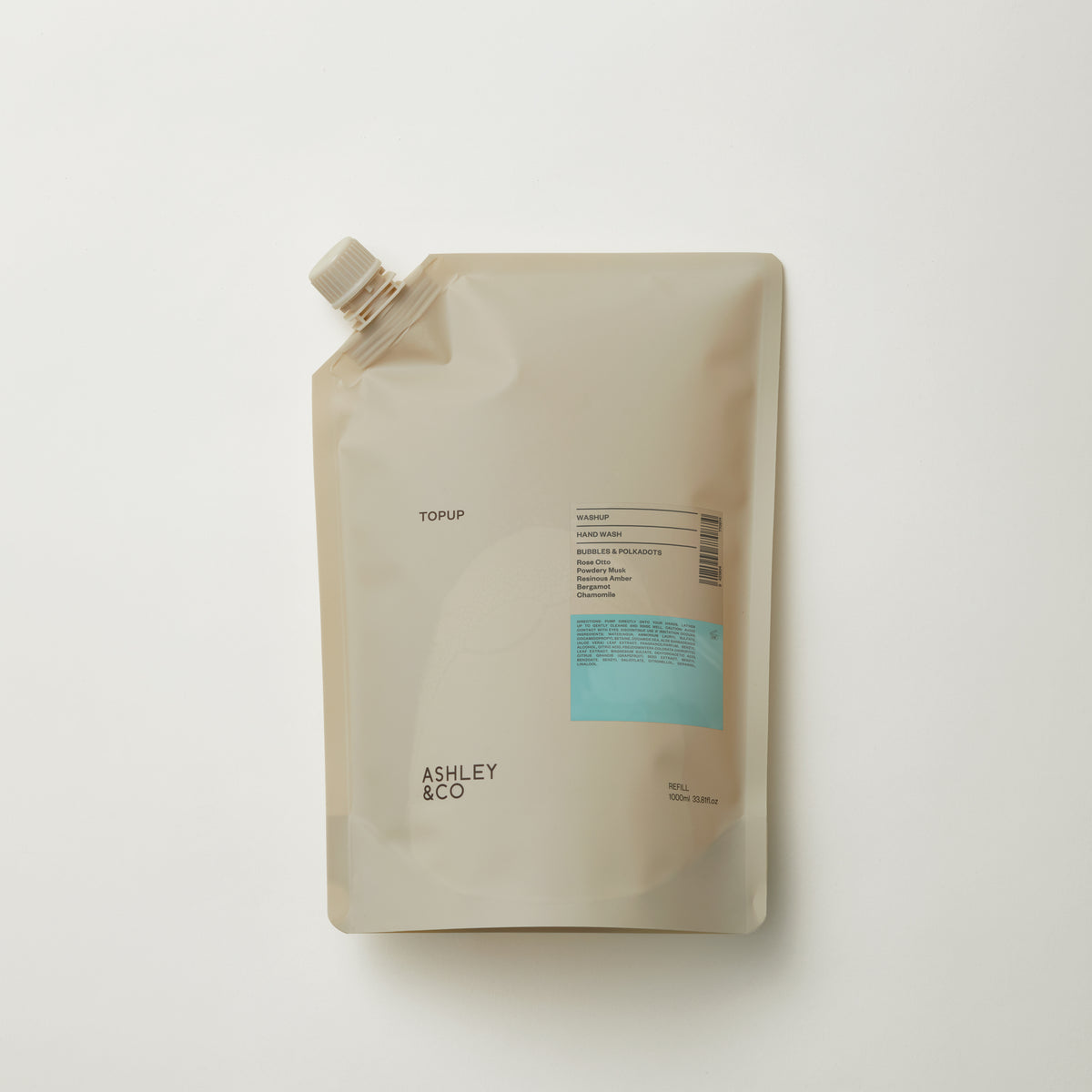 Ashley & Co Topup Washup 1000ml