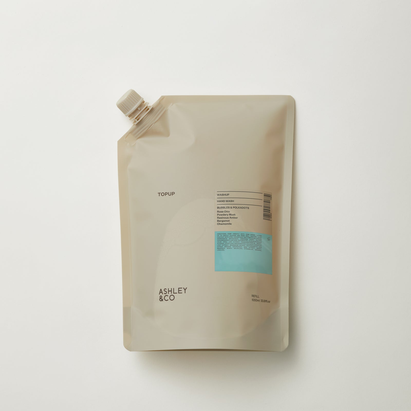 Ashley & Co Topup Washup 1000ml