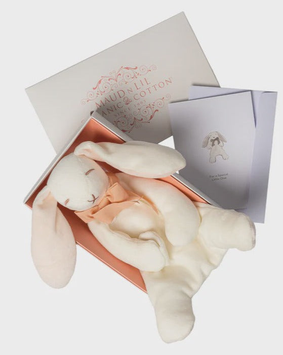 Maud n Lil Gift Boxed Bunny Comforter - Rose