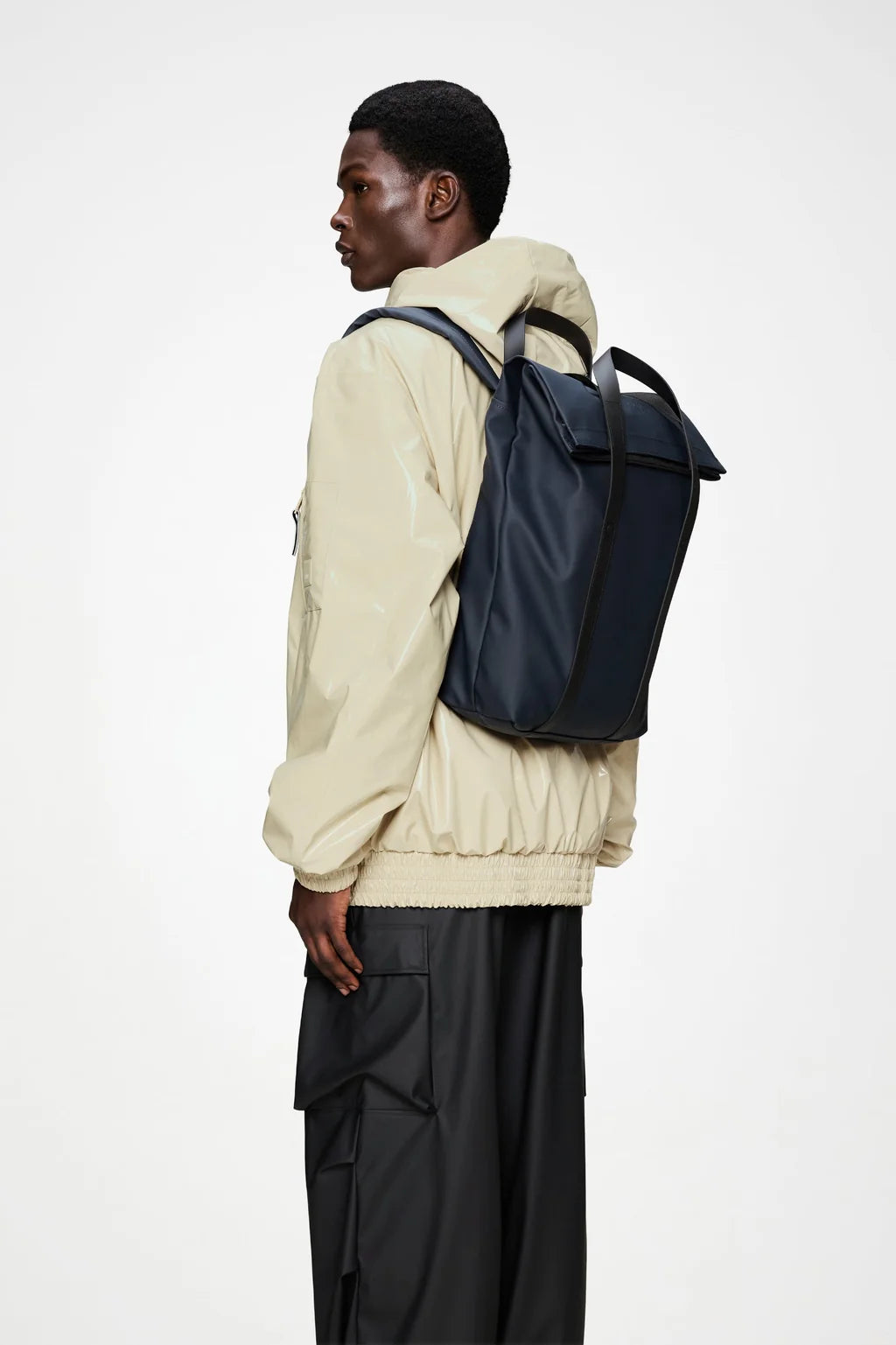 Rains 2 Way Tote Backpack - Navy