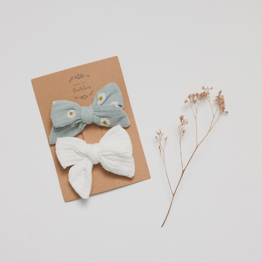 Over The Dandelions Hair Clips - Bows S2