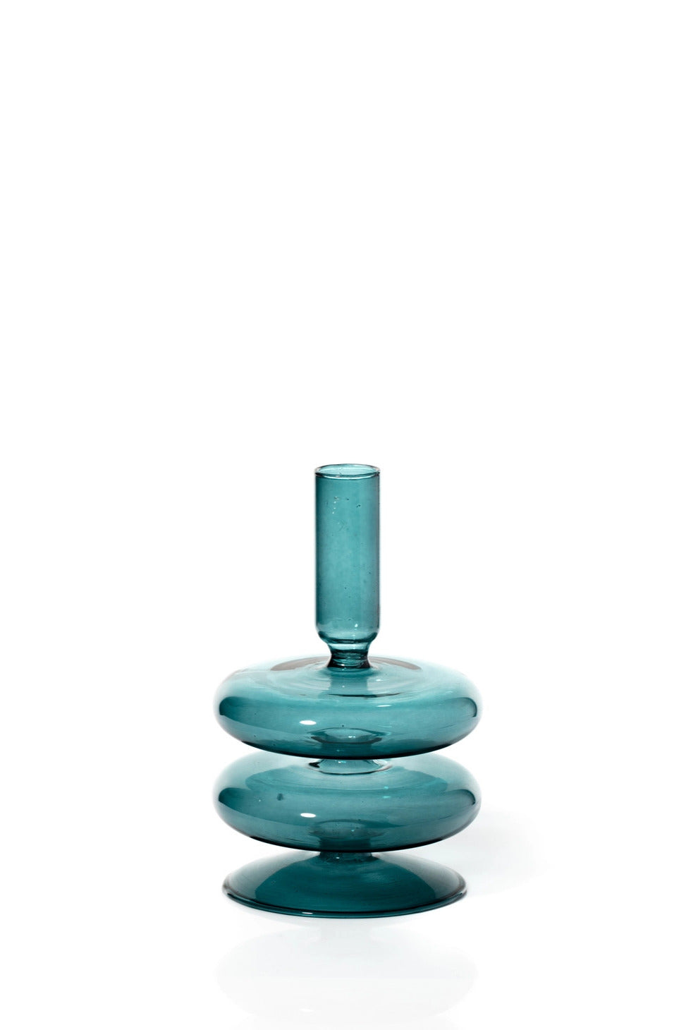 Maegen Candle Holder - Ocean Teal