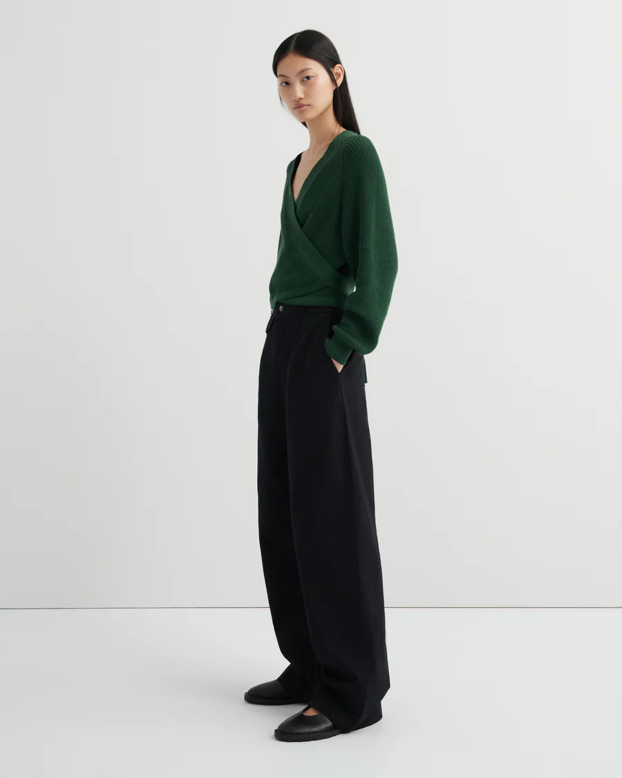 Kowtow Composure Cardigan - Forest