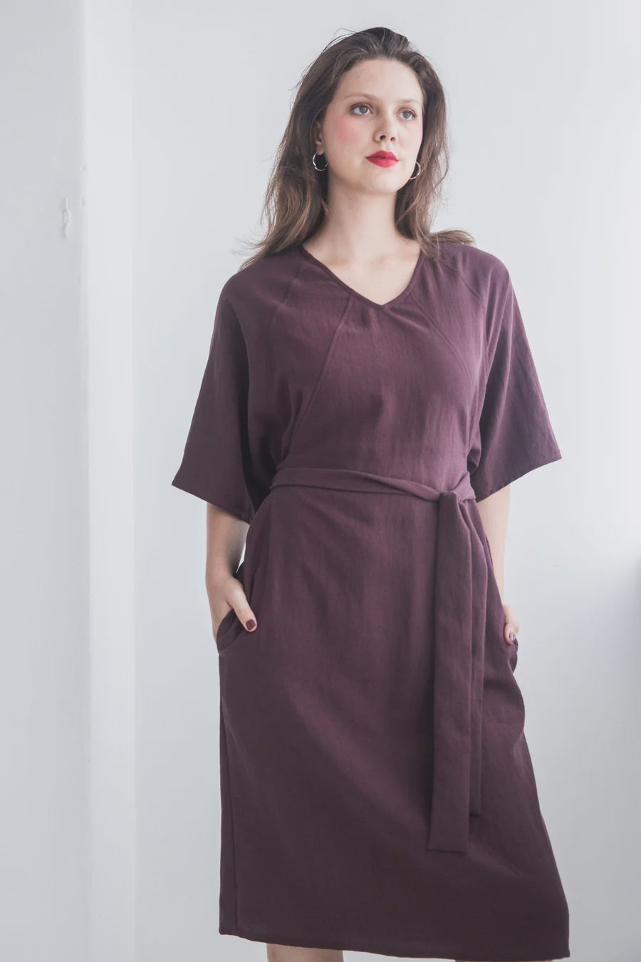 Dalston Josie Dress - Raisin
