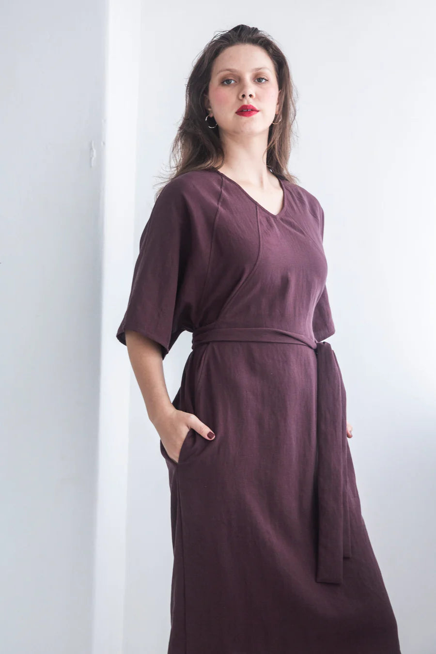 Dalston Josie Dress - Raisin