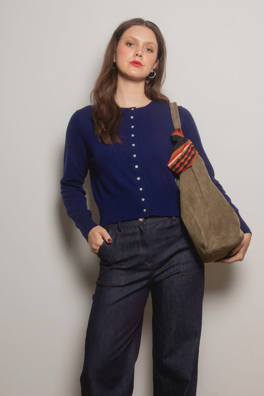 Dalston Ava Cardigan - Lapis