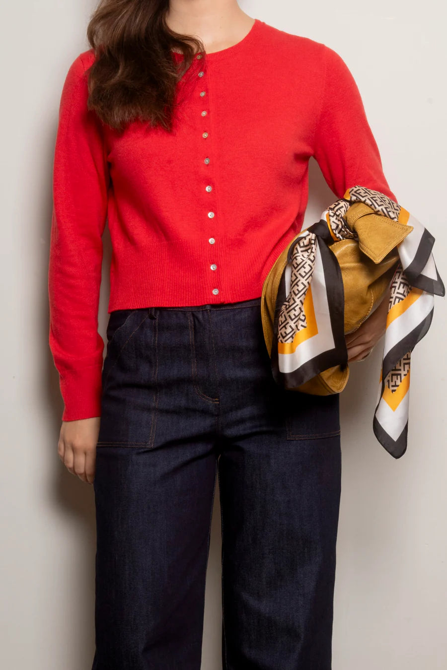 Dalston Ava Cardigan - Sunset