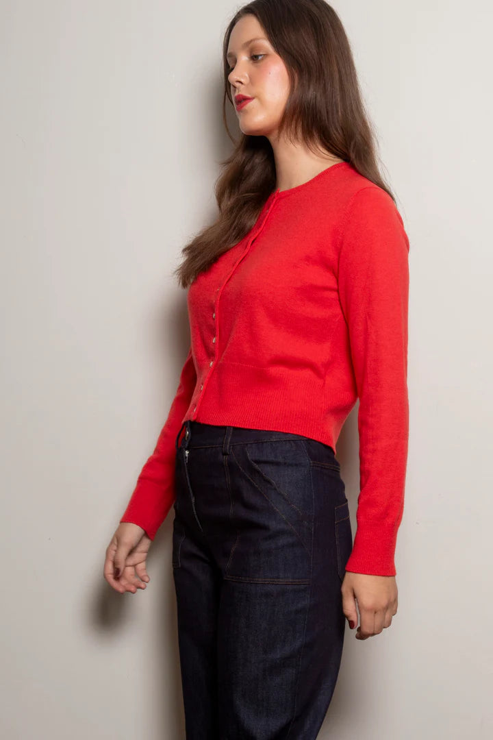 Dalston Ava Cardigan - Sunset