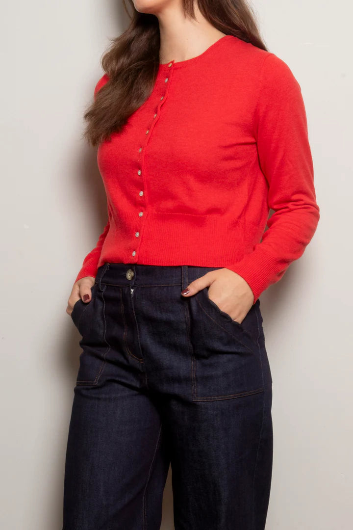 Dalston Ava Cardigan - Sunset