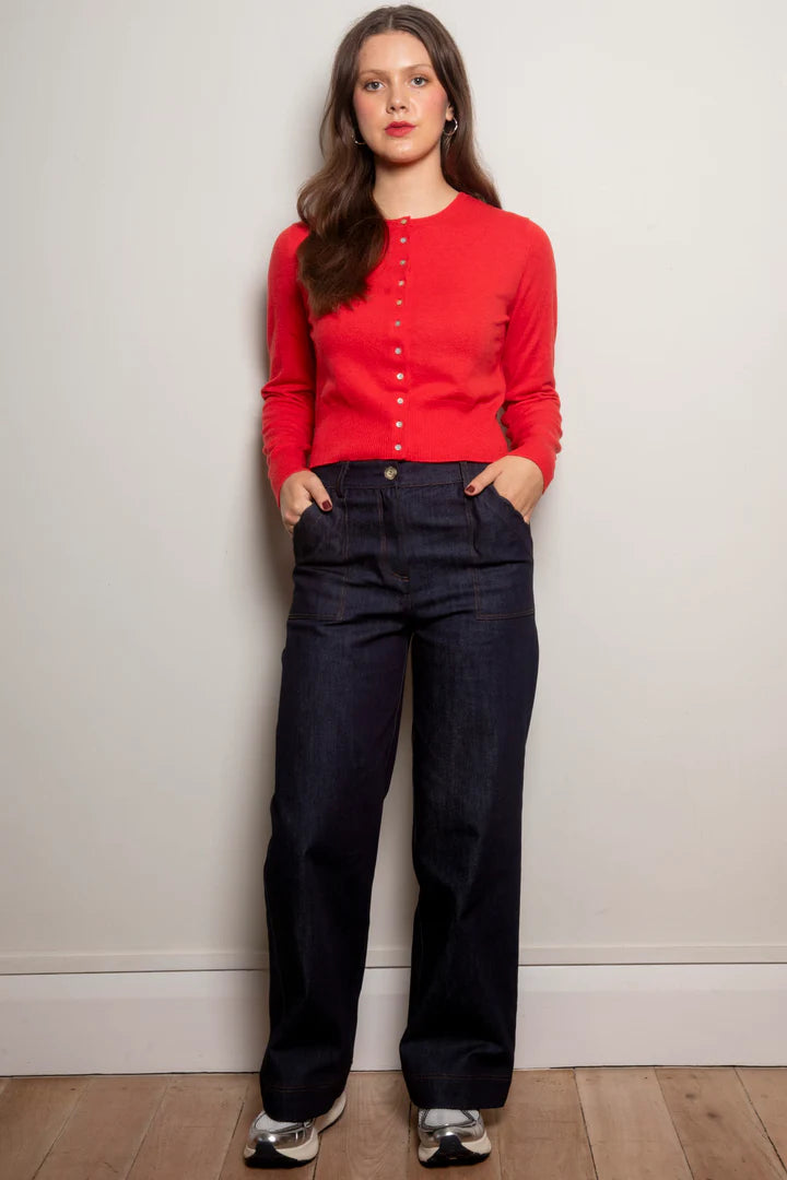 Dalston Ava Cardigan - Sunset