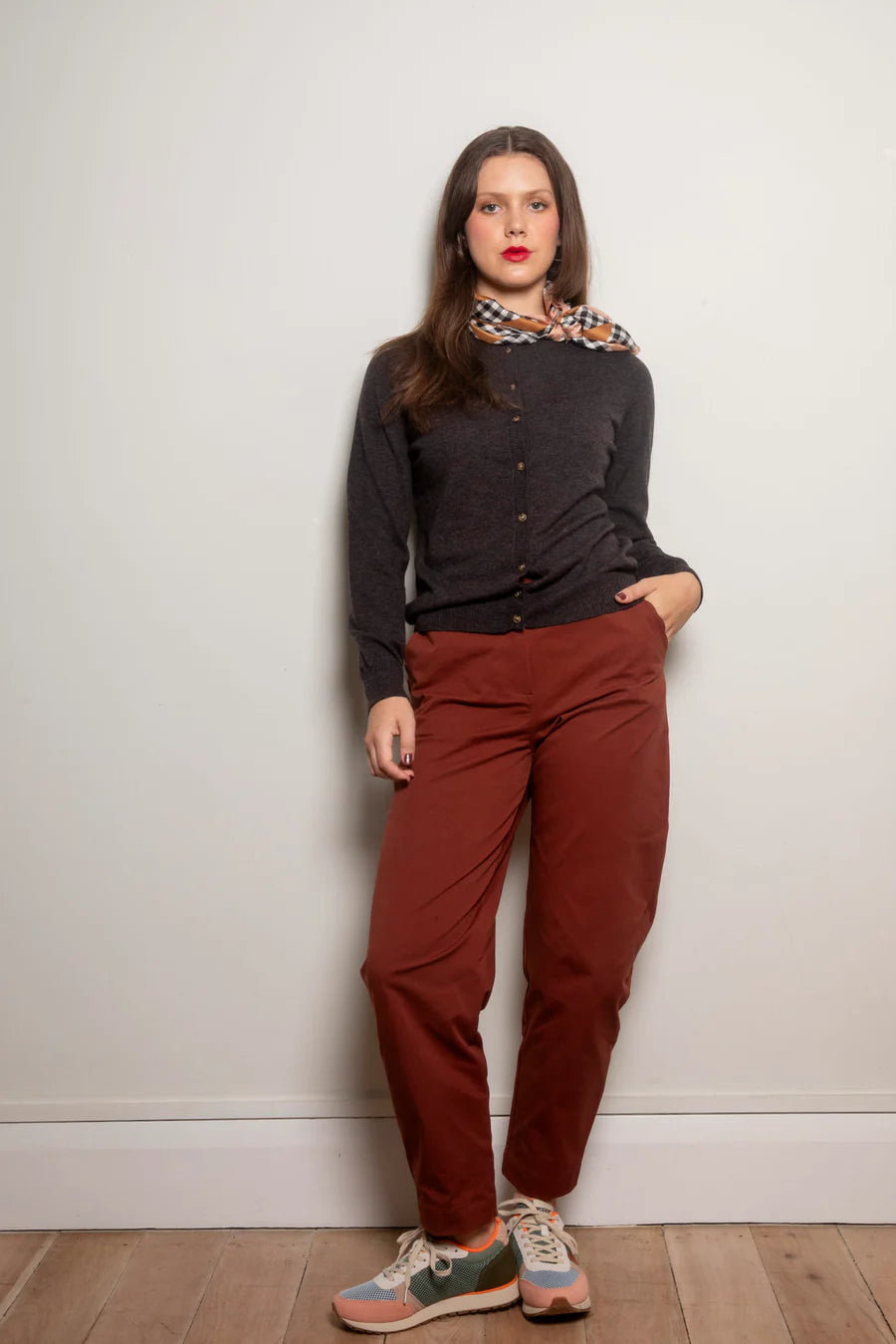 Dalston Mia Cardigan - Cocoa Marle
