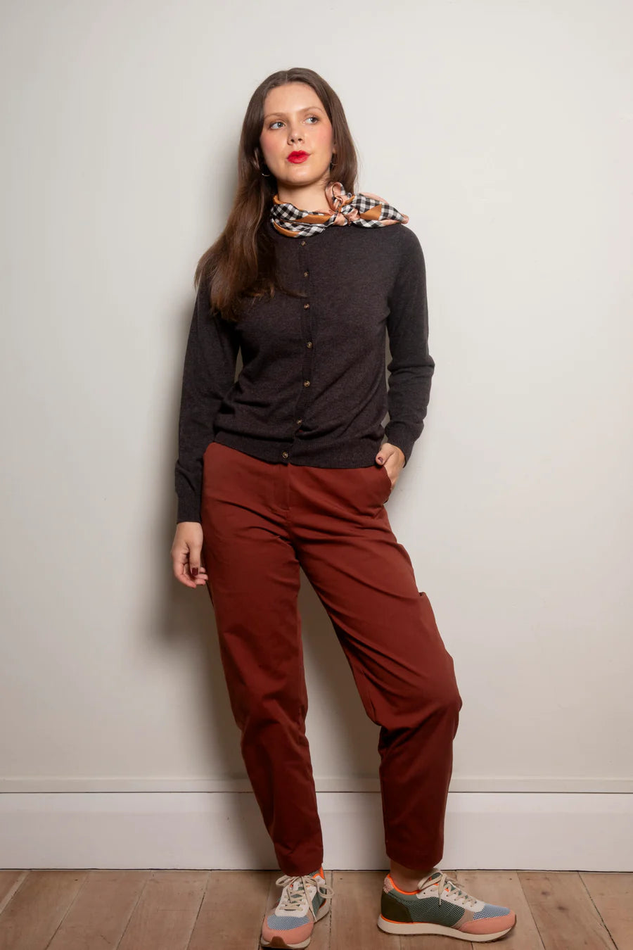 Dalston Mia Cardigan - Cocoa Marle