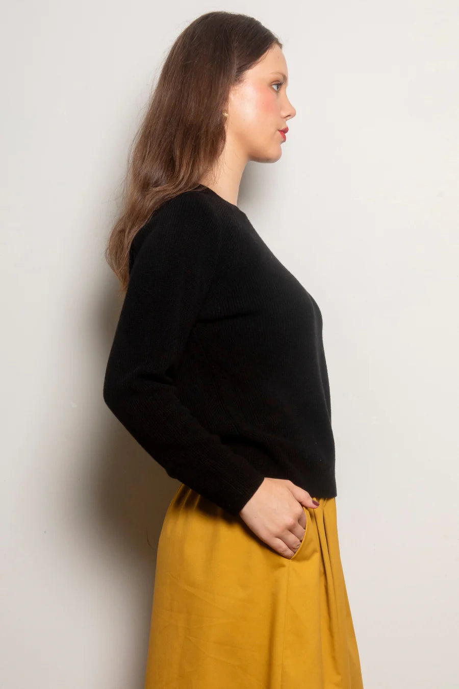 Dalston Renée Rib Sweater - Jet