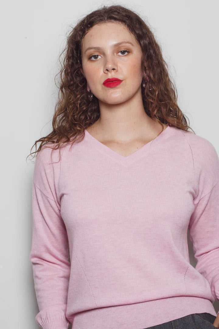 Dalston Veeta Vee Sweater - Tea Rose